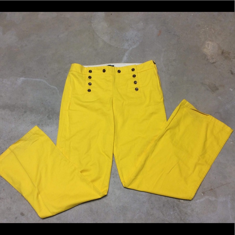 J Crew Flare Pants high waisted sz 6